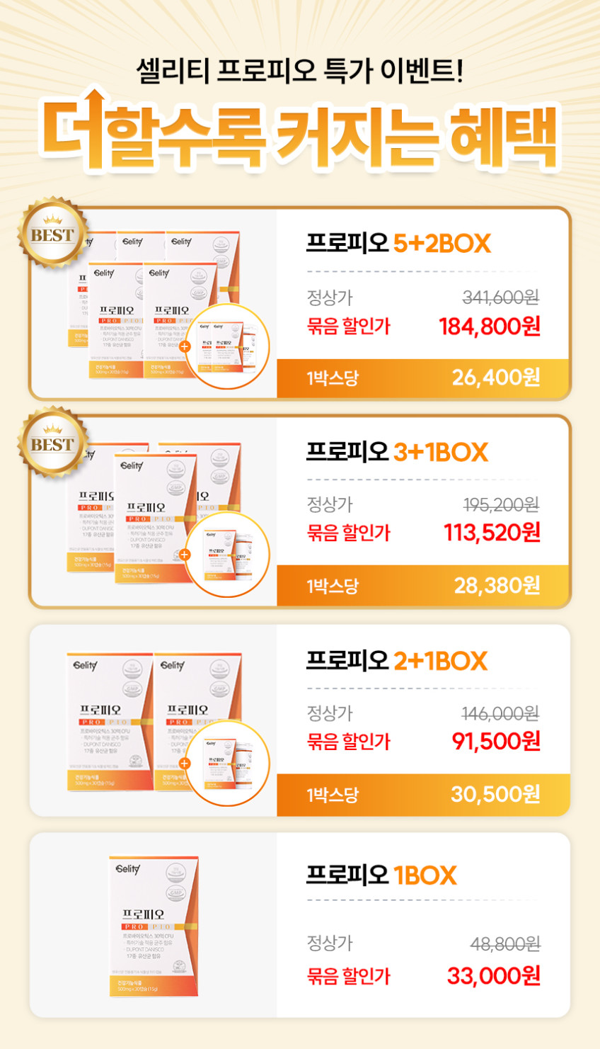 셀리티 프로피오 다니스코 유산균 프로바이오틱스 특허기술 적용 균주 함유 30캡슐, 4개 판매처 상세 정보 이미지 1