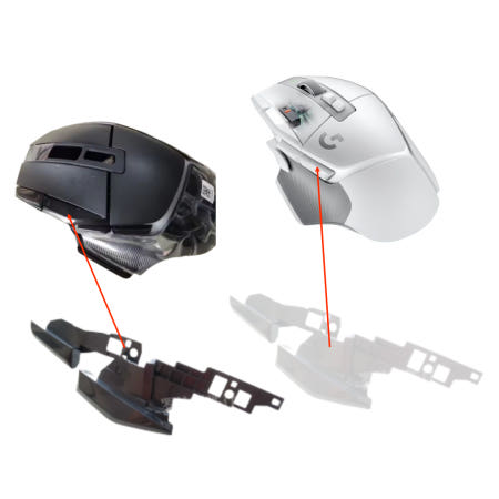 로지텍 g502x 마우스 유무선 기능키 G7 G8 버튼 lightspeed plus