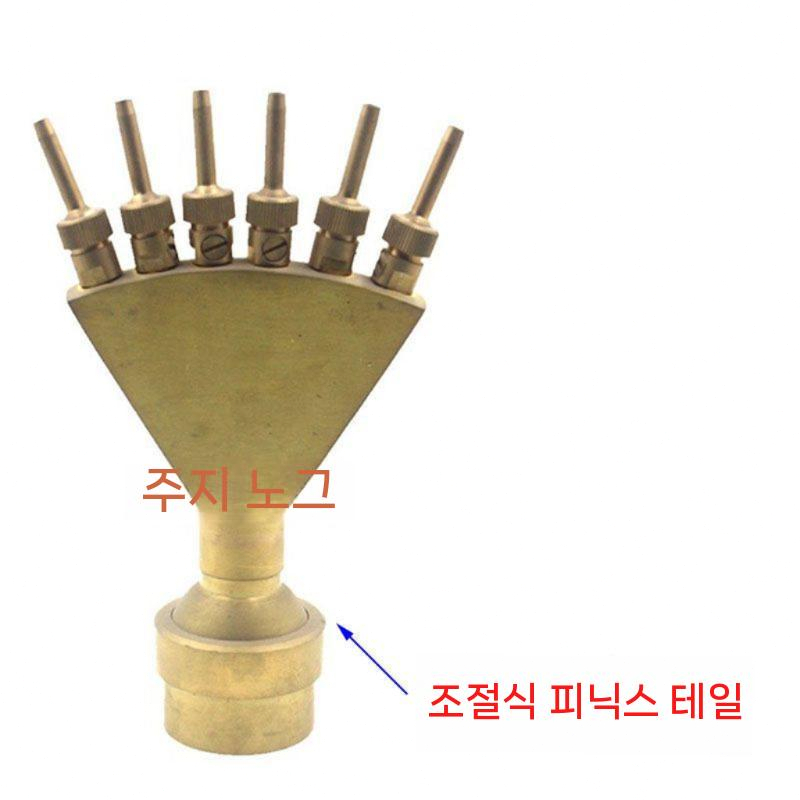 분수노즐 머리 펌프 인테리어 분수 태양광 장식 폭포 1인치 - 상세 이미지 5
