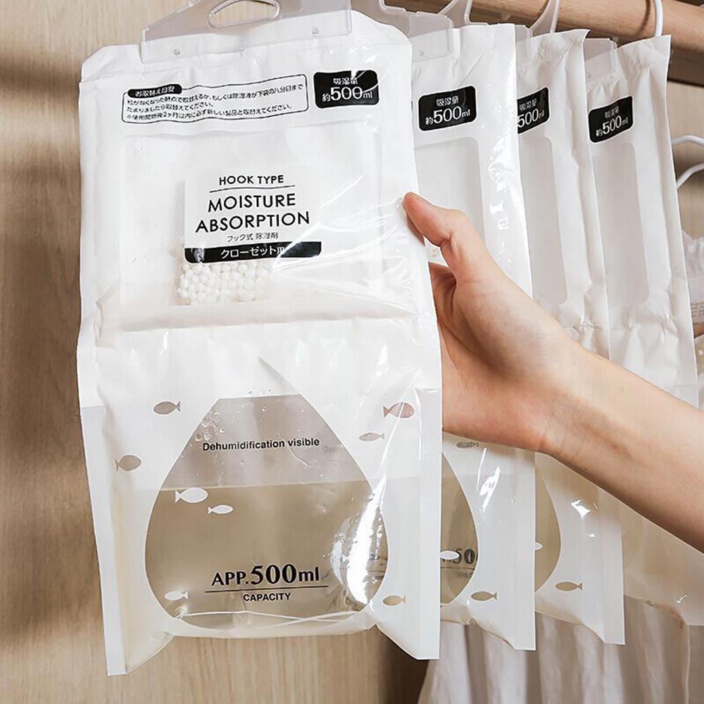 500ML 옷장 습기제거제 10매입 - 상품 이미지