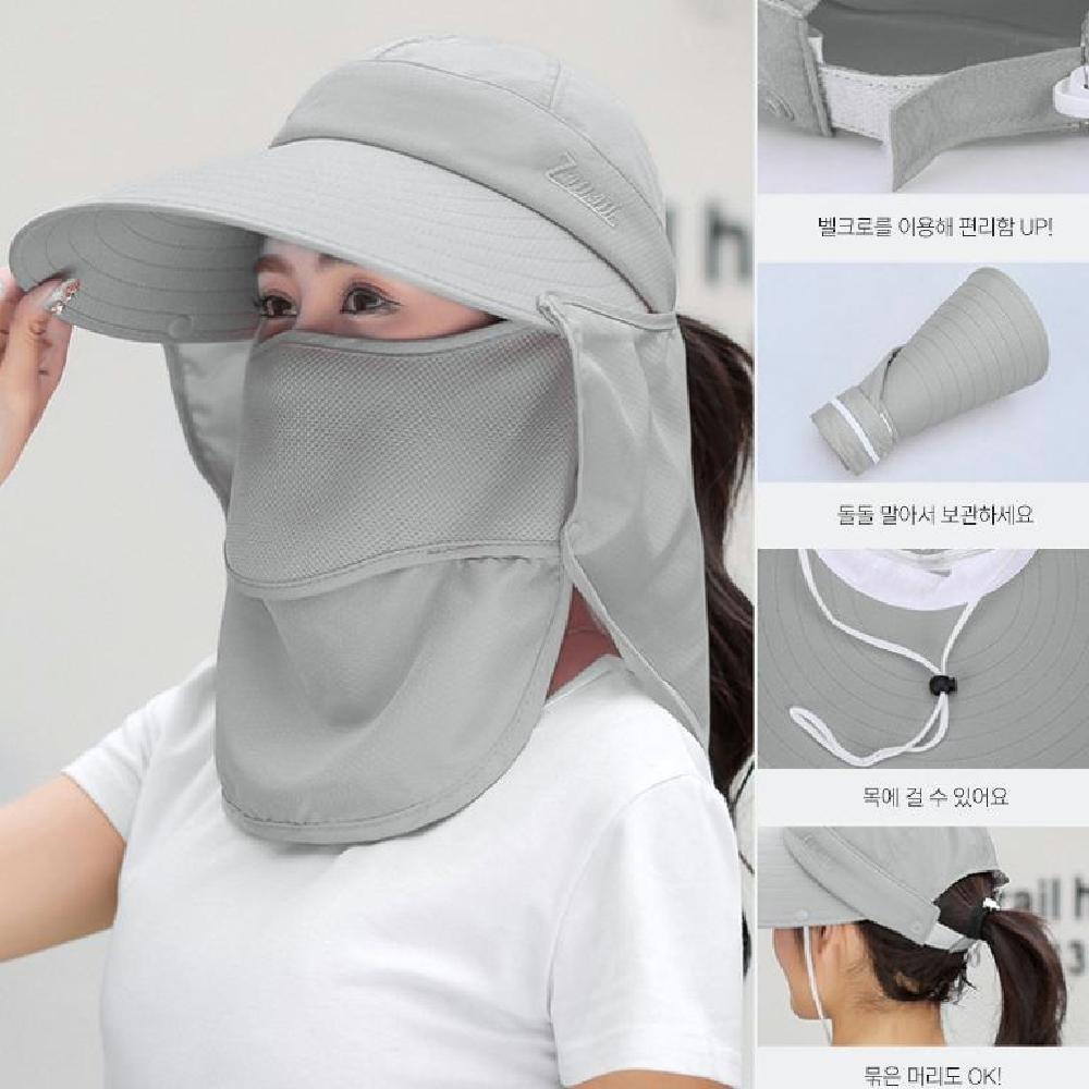 햇빛 자외선 차단 썬캡 여름 농사 작업 밭일 창 챙모자 농부 모자 - 상세 이미지 2