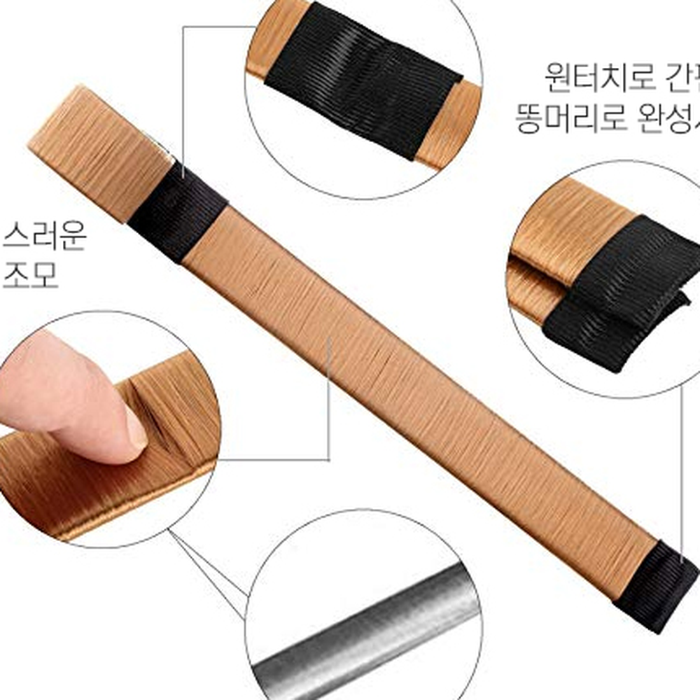 형상기억당고머리헤어스틱 간편한스틱밴드 셀프스타일링만두머리밴드 - 상세 이미지 2