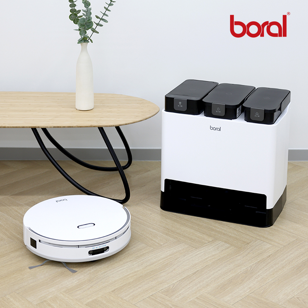 [한정특가] 보랄 Z10 AI 물걸레 로봇청소기 앱연동 모니터링 음성인식 스마트센서 BR-R10W - 상세 이미지 5