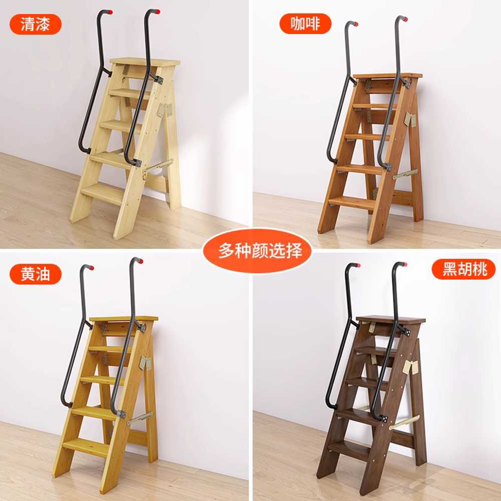 도서관 사다리 간이 계단 서점 실내 작업 발판 북카페 4단계 커피(0.8m) - 상세 이미지 4