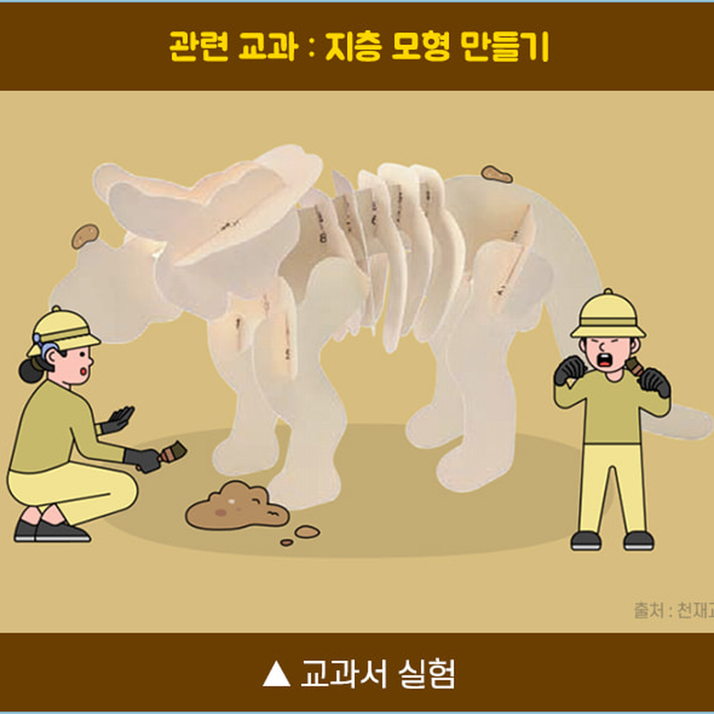 모래발굴가정학습뼈대맞추기 재미있는실험방과후과학공룡화석발굴 과학탐구초등고학년공룡뼈퍼즐 2인세트 - 상세 이미지 2