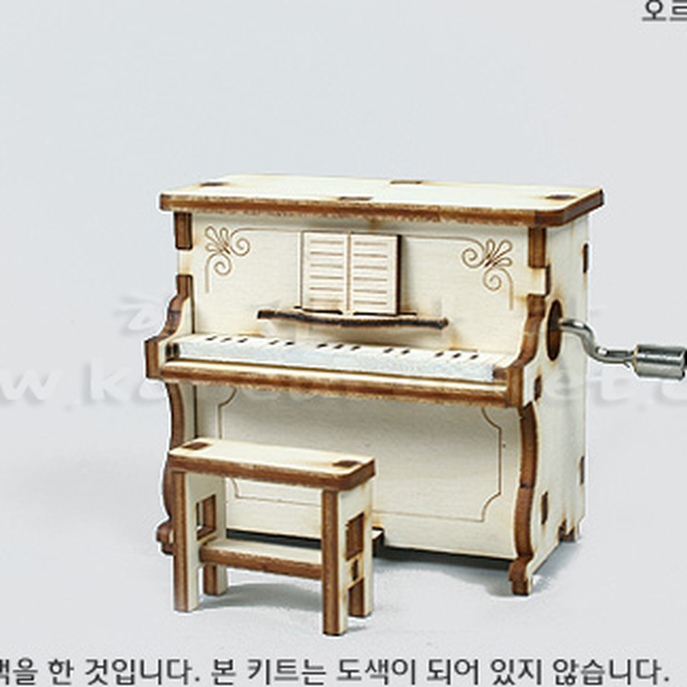 목재키트방과후수업 음악교육오르골피아노 만들기키트STEAM교육나무오르골 6세이상 - 상세 이미지 4