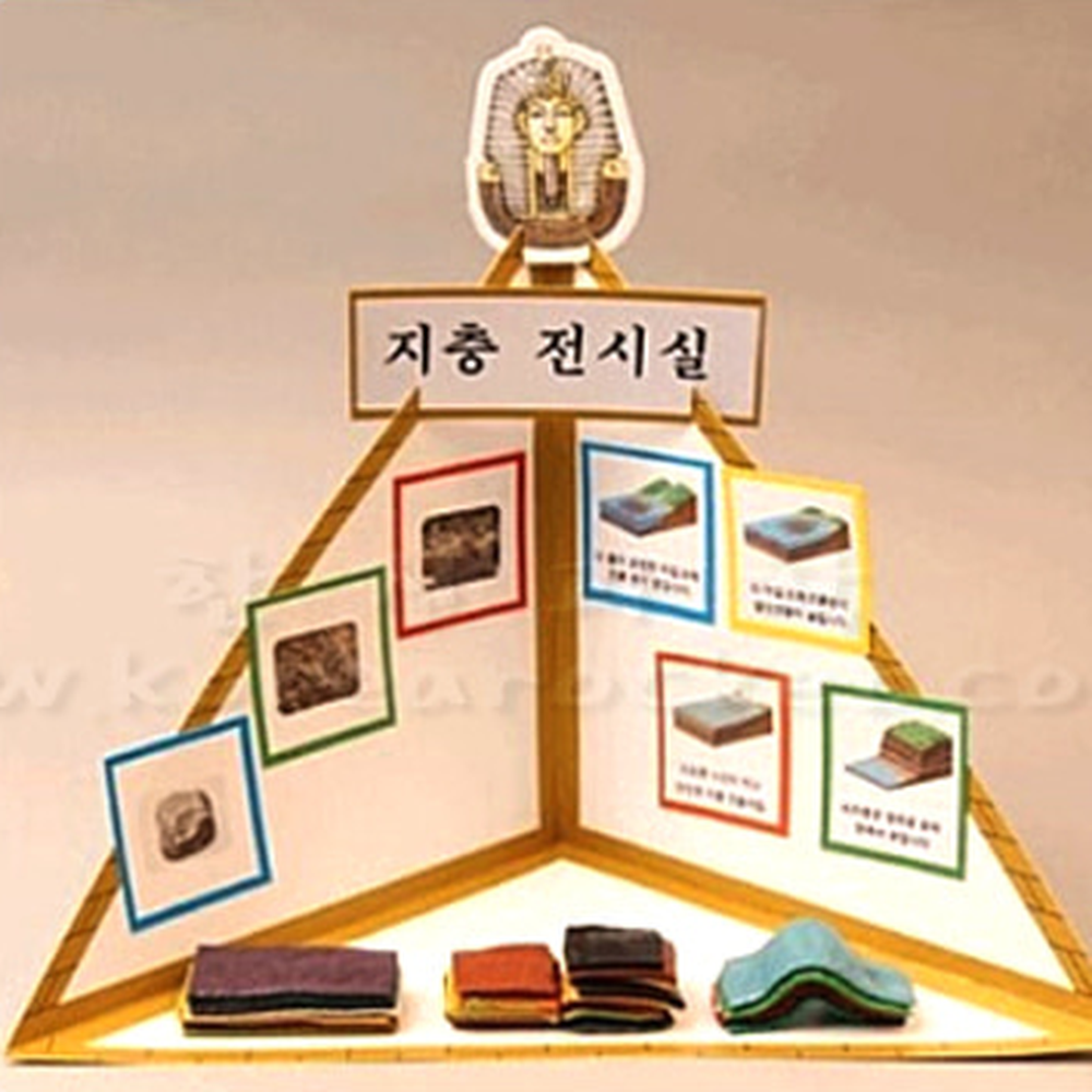 실내전시역사체험전시실디오라마 모형제작초등고학년피라미드모형 방과후수업피라미드만들기 5인세트 - 상세 이미지 2