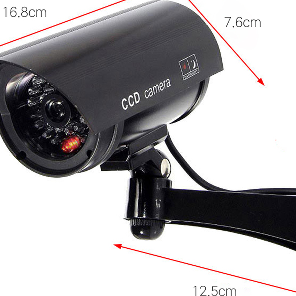 회전형방범용모형CCTV LED조명매장보안페이크CCTV 실제처럼침입방지가짜카메라 - 상세 이미지 4