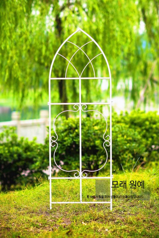 아웃도어 등나무걸이 꽃꽂이 철예 울타리망 받침대 꽃받침대 꽃받침대 월계철선 연등나무 정원 - 상세 이미지 5