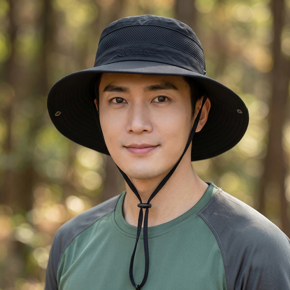 여성 등산모자 햇빛가리개 캠핑 모자 정글모 부니햇 남자 여자 아웃도어햇 - 상세 이미지 4