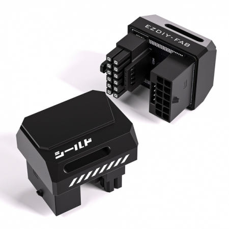 EZDIY-FAB SHIELD 12V-2X6 RVS 180도 어댑터 (블랙)