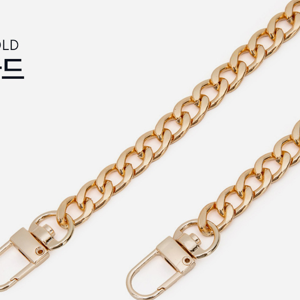 핸드백리폼가방리폼가방스트랩 메이커호환크로스끈 꼬임방지체인교체숄더스트랩 120cm - 상세 이미지 3