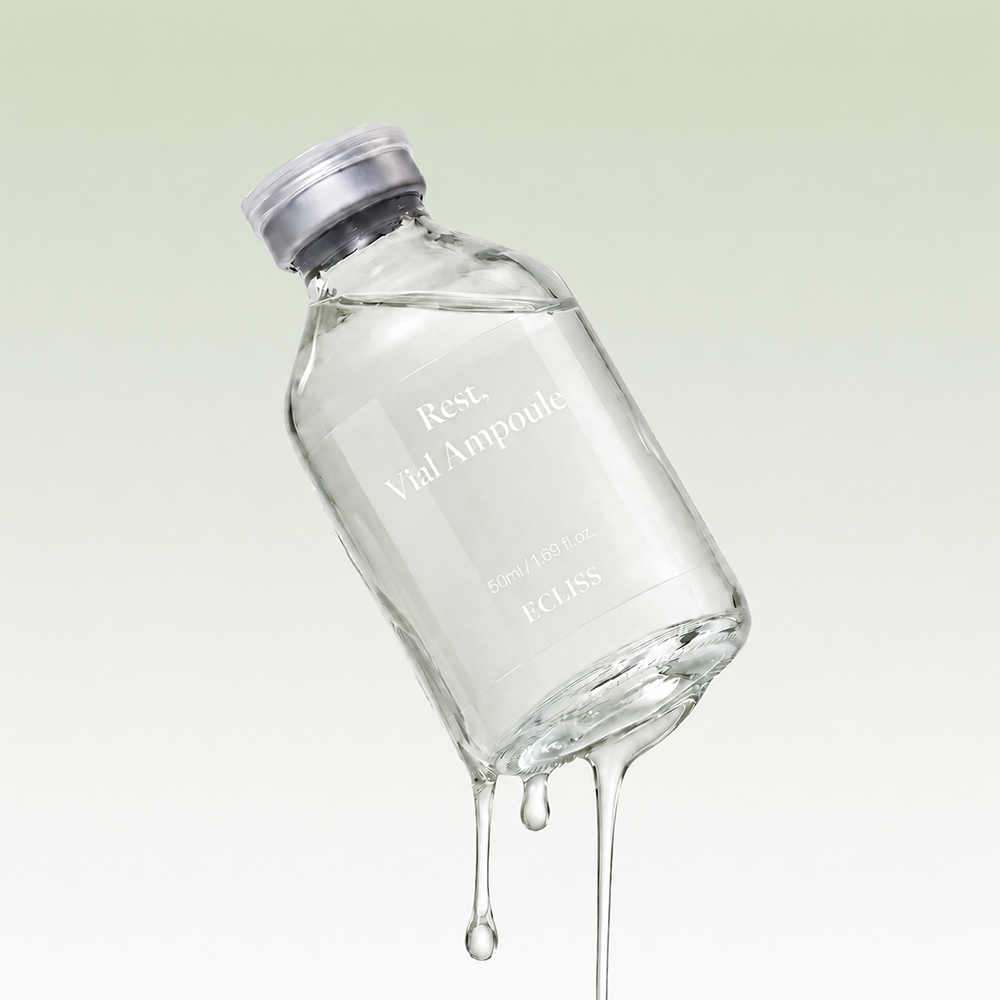 쉼표 바이알 앰플 50ml 에클리스 판테놀 저분자 히알루론산 진정 속보습 앰플 - 상세 이미지 2
