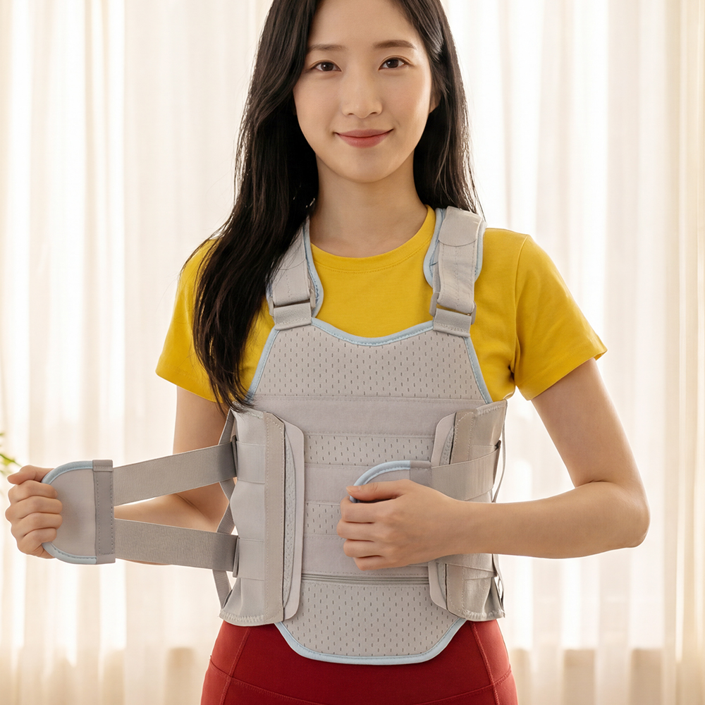 코어런 BN-701 TLSO 허리보조기 의료용 압박 디스크 척추 요추 골절 - 상세 이미지 2