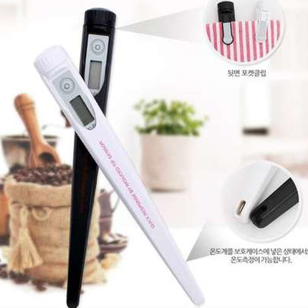 IP65방수물세척가능탐침온도계 위생적관리간편사용 빠른응답중심온도계 블랙 - 상세 이미지 3