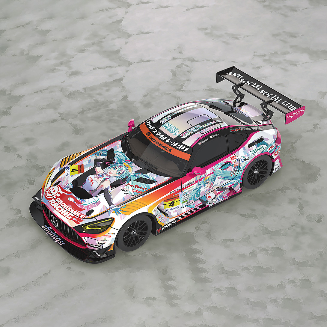 [예약] 레이싱미쿠 굿스마일 하츠네 미쿠 AMG 2021 슈퍼 GT 라운드5 버전 1/64 (재판) - 상품 이미지