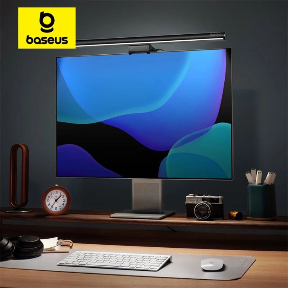 Baseus 스크린 라이트 책상 램프 컴퓨터 모니터 노트북 LCD USB 독서 i-wok 2 Youth - 상품 이미지