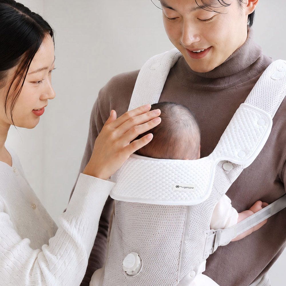 냉감 일체형 아기띠 침받이 - 상품 이미지