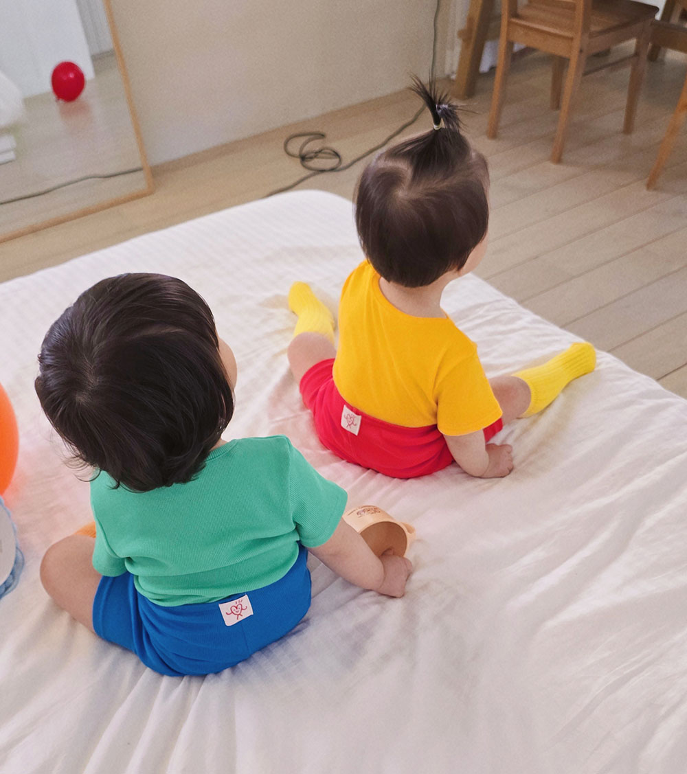 크레파스 골지 스판 실내복 - 상세 이미지 3