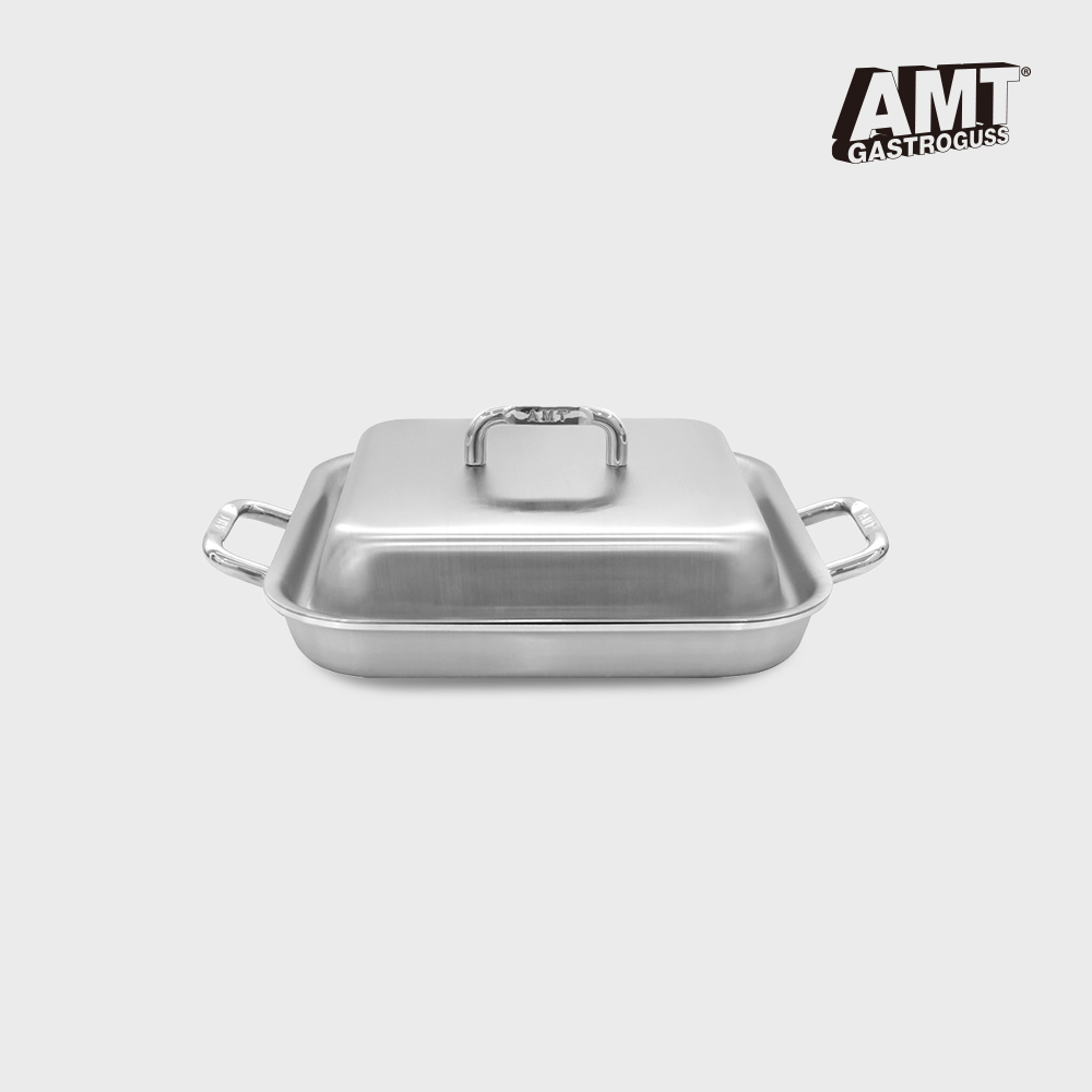 AMT 316Ti 스텐 24cm 정사각 클리어팬 - 상품 이미지