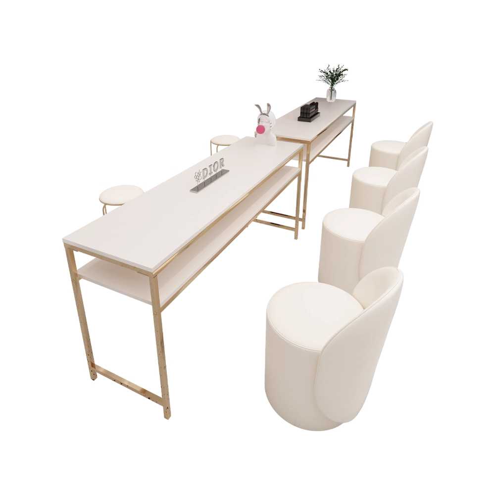네일샵 테이블 손톱 데스크 시술대 수납 작업 케어 80x40x78 기본 이미지 6