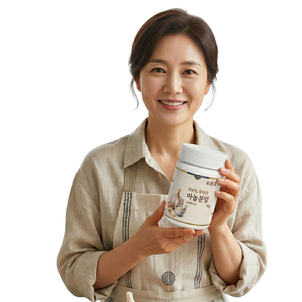 갈릭파우더 마늘가루 삼겹살 시즈닝 천연 조미료 캠핑 고기 마늘 가루 마늘분 90g+스푼 - 상품 이미지