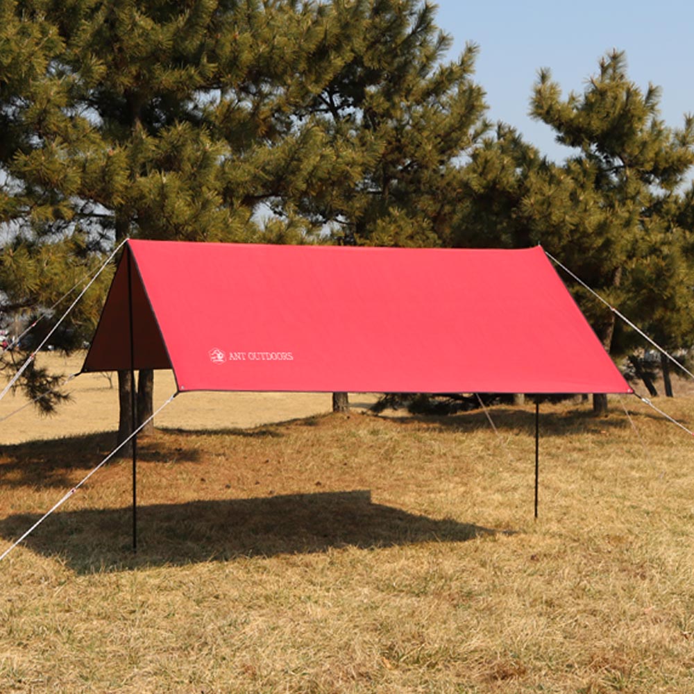 210D 풀세트 감성 캠핑 렉타타프 그늘막 미니멀타프 295x300 - 상세 이미지 3