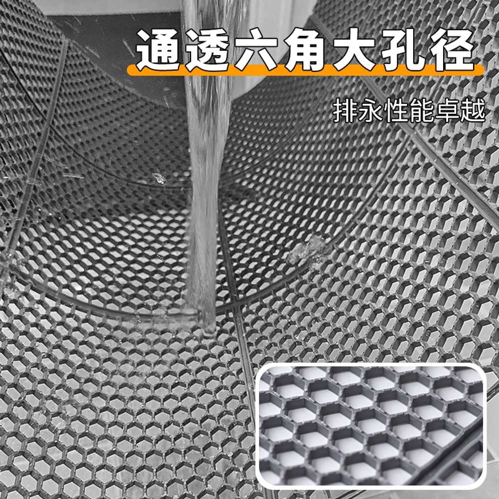 산업용 바닥 매트 발판 공장 PVC 미끄럼방지 작업장 80x90cm 그레이 솔리드 - 상세 이미지 5