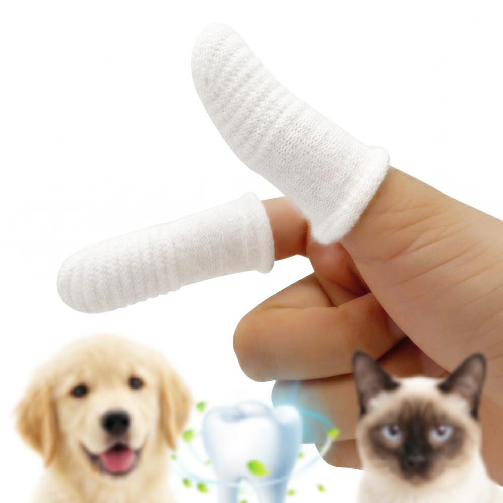 루나박스 강아지 손가락 칫솔 이빨 양치 반려견 소형견 중형견 대형견 브러쉬 - 상품 이미지