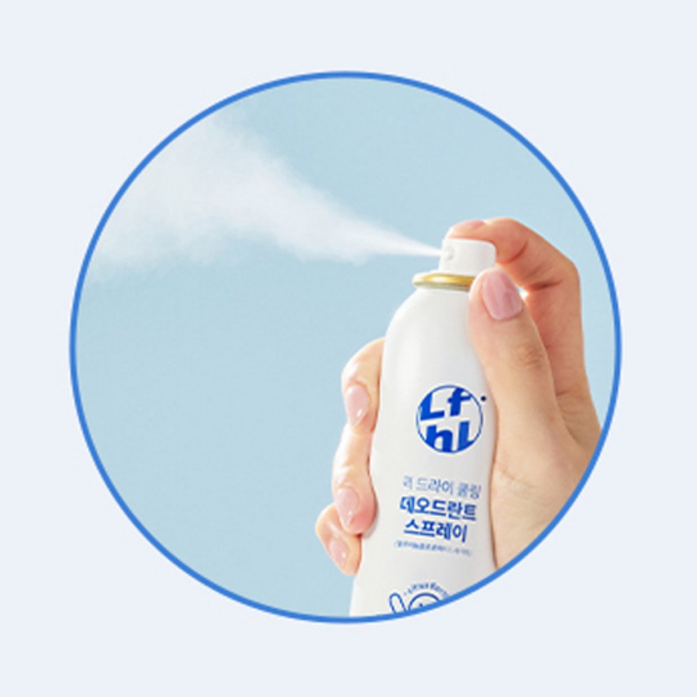 데오드란트 휴대용 체취관리 데일리용품 퀵 드라이 쿨링 스프레이 이미지 6