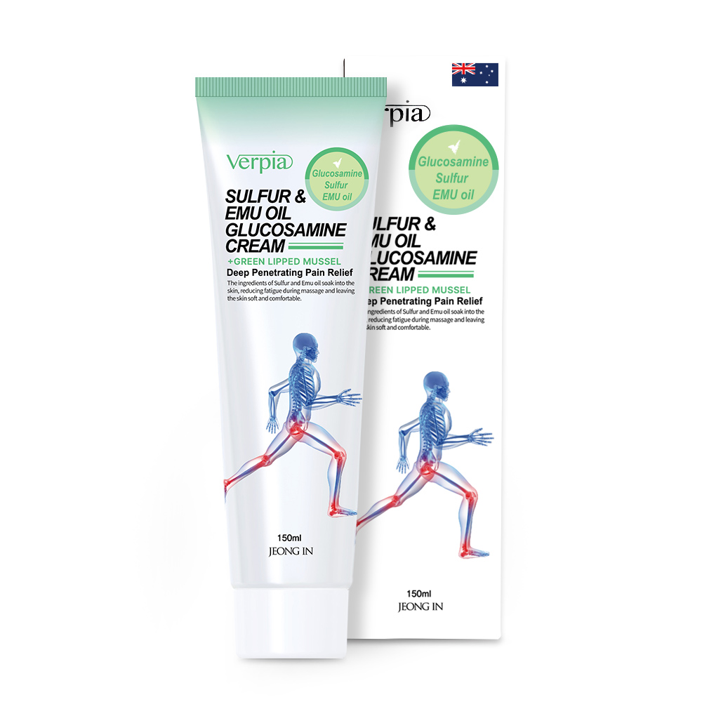 베르피아 글루코사민 크림 150ml 스포츠마사지 무릎 어깨 허리 엘보우 골프 크림 - 상세 이미지 2