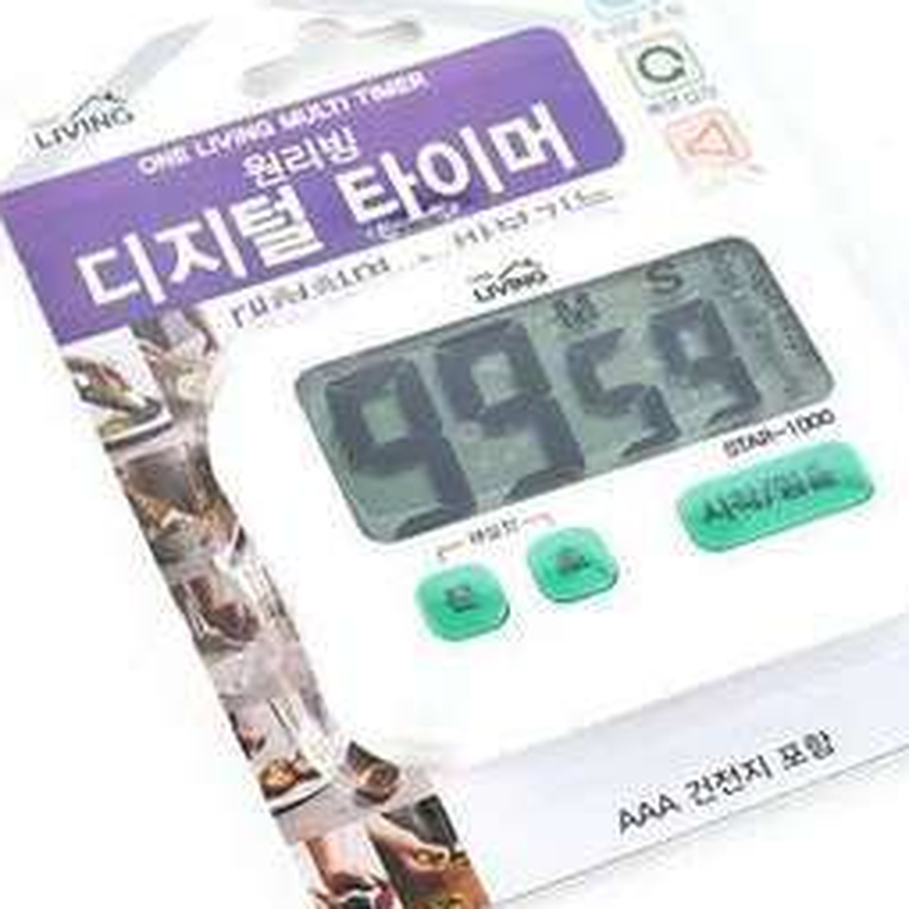 휴대간편튀김요리시간측정기 자석부착베이킹주방타이머 업소용멀티시간관리디지털타이머 - 상세 이미지 3