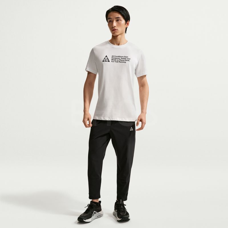 나이키 Dri Fit 피크 화이트 남성 러닝 티