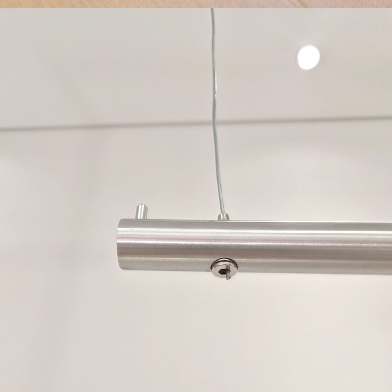 코코마블 천장형행거 스테인리스 와이어 옷가게 파이프 스텐 행거 80cm - 상세 이미지 4