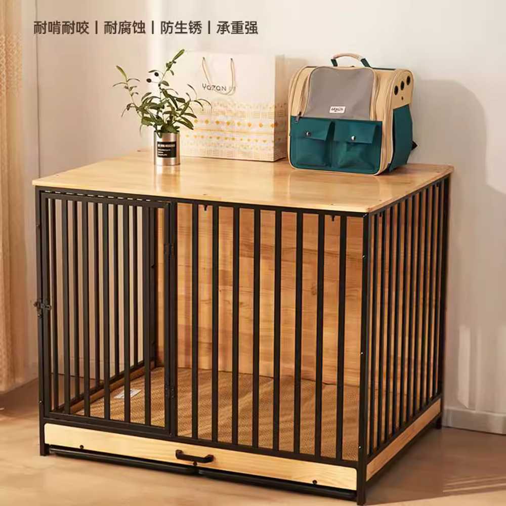 대형견사 켄넬 울타리 철제 하우스 철장 야외 펫 개집 104x75x90 - 상세 이미지 4