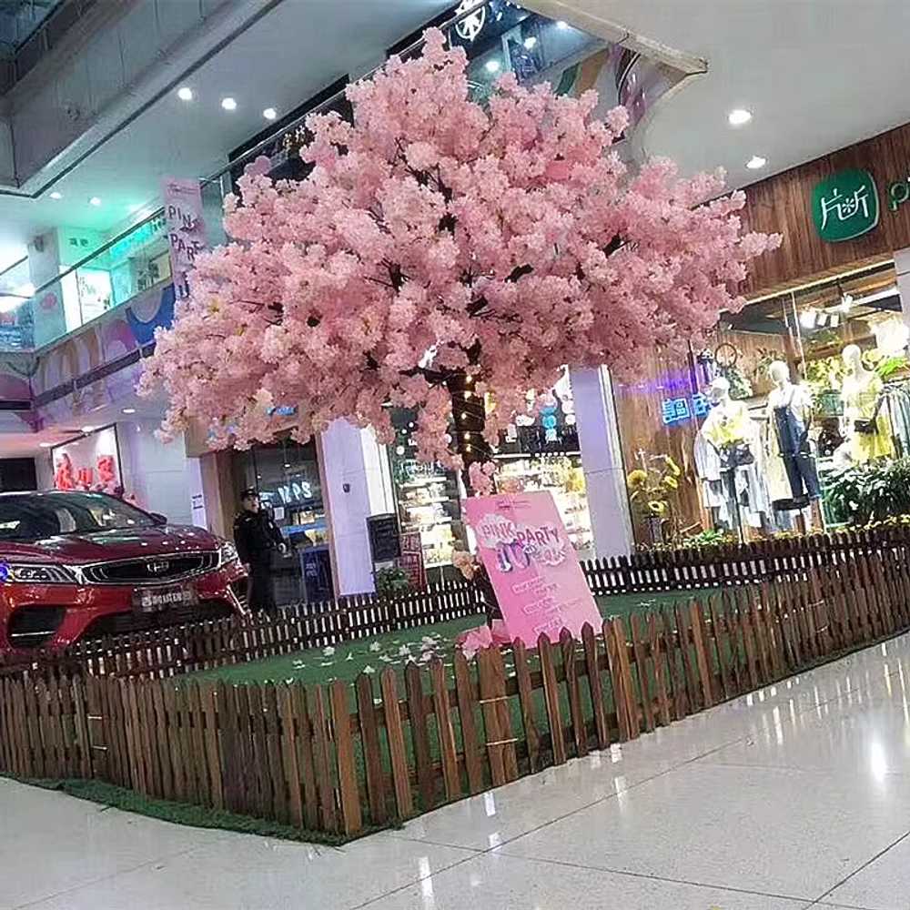 인조 벚꽃나무 조화 설유화 대형 인테리어 카페 조경 120x180cm - 상세 이미지 3