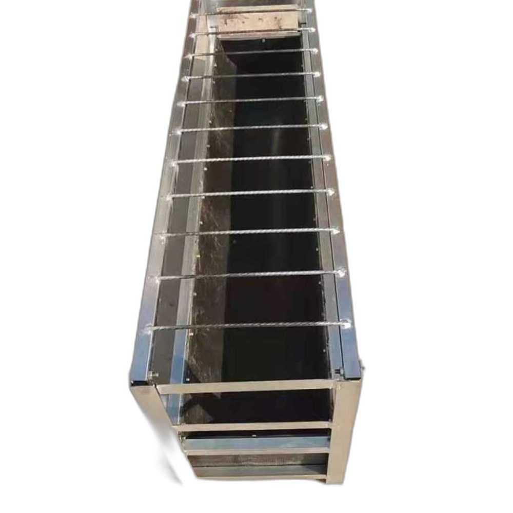 염소 여물통 양계장 모이통 급여기 대용량 홈통 돼지 100cm - 상품 이미지