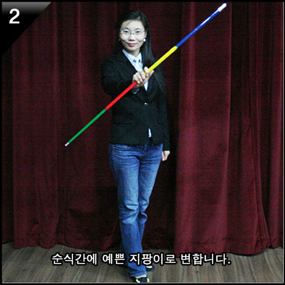 강렬한시각효과무대공연용화염출현케인 쉬운난이도전문가용파이어메탈지팡이 스테이지연출매직쇼연출불꽃매직완드 - 상세 이미지 3