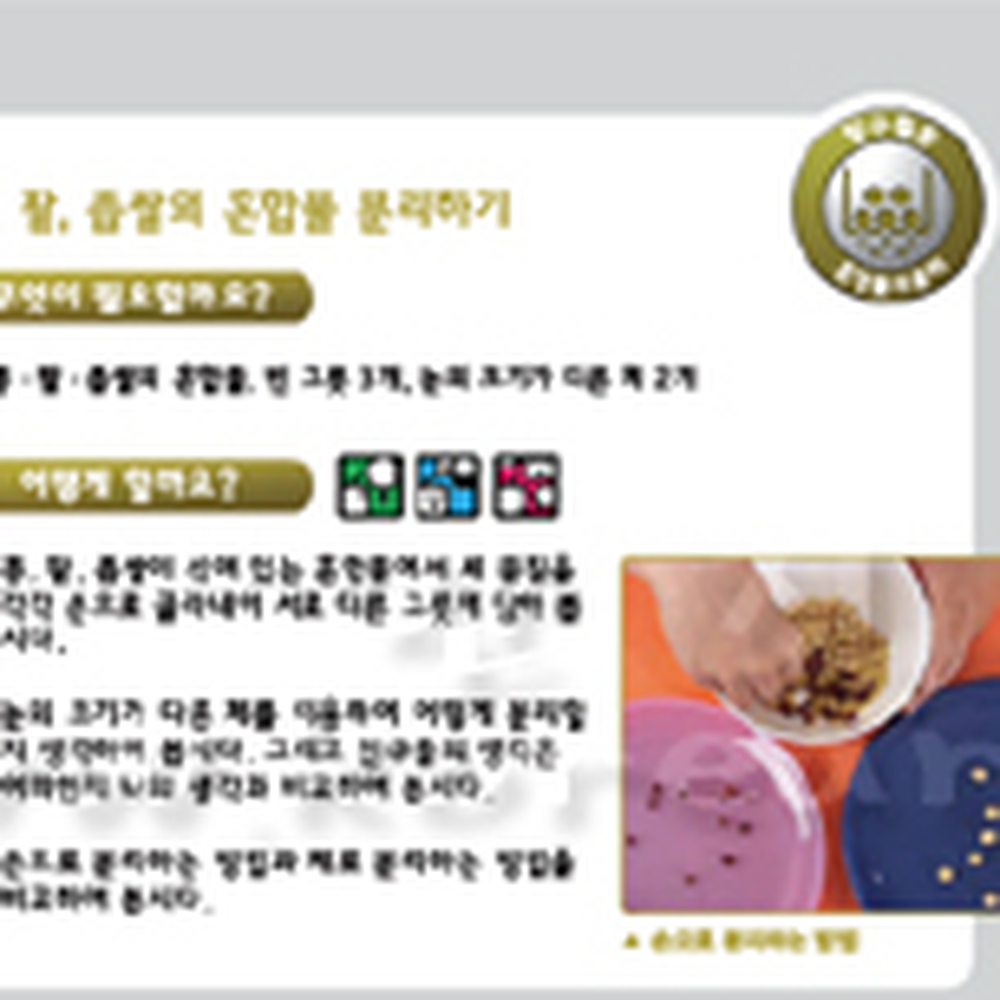 곡물탐구과학실험용 초등3학년1학기팥분리체 관찰실험방과후수업곡물분리 - 상세 이미지 2
