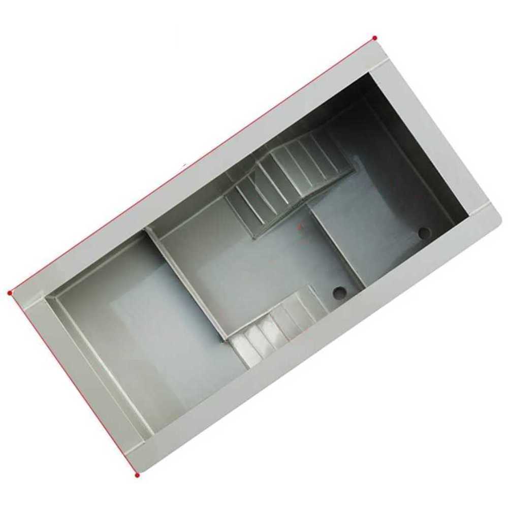 거북이 사육장 서식지 산란통 집 케이지 도마뱀 곤충 85x45x30 그레이 - 상품 이미지