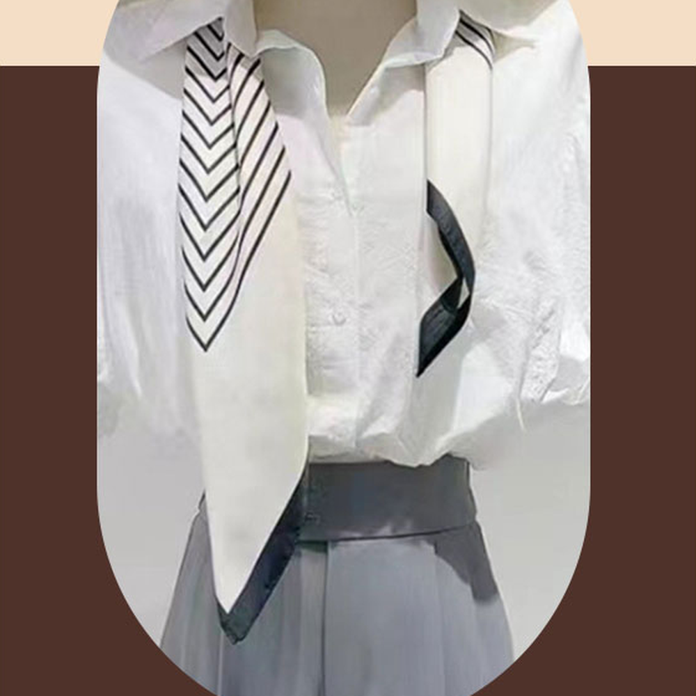 다양한패턴헤어장식스카프 폴리에스터가방장식쁘띠스카프 부드러운레이어드 70X70cm 이미지 6