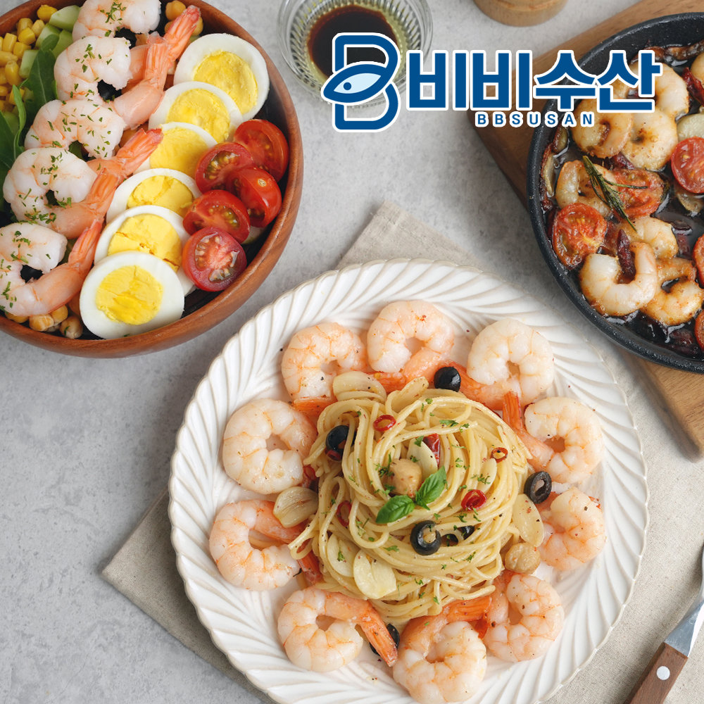 칵테일새우 900g 냉동 새우살 흰다리새우 상품 이미지