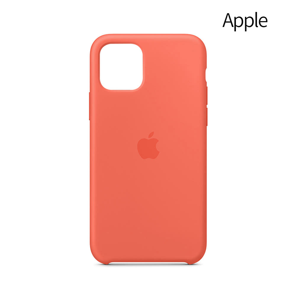 애플 정품 케이스 아이폰11시리즈 케이스 iPhone case 아이폰11 프로, 실리콘케이스, 클레멘타인