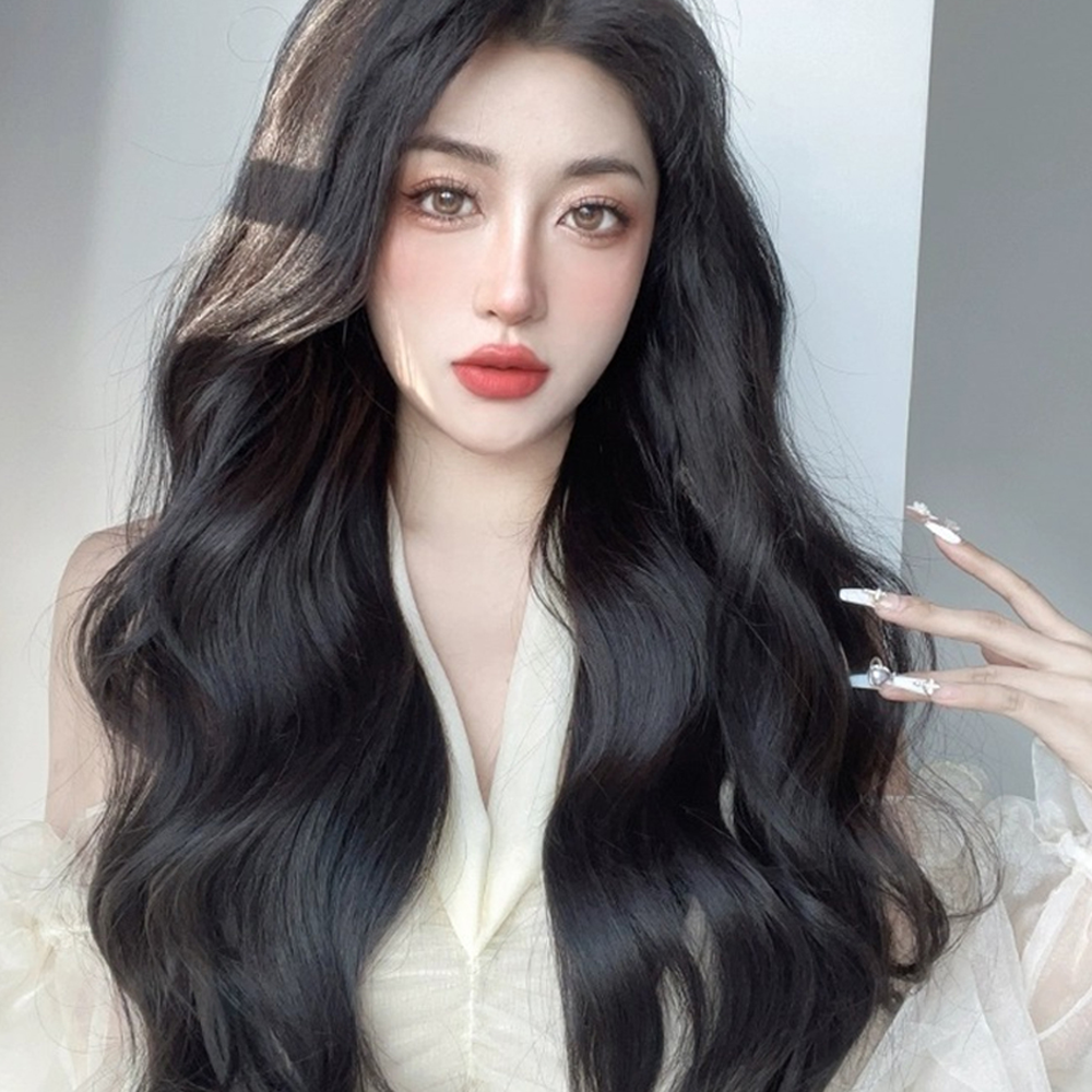 긴머리연출붙임머리 고데기연출웨이브가발 셀프스타일링피스가발 60cm - 상세 이미지 2