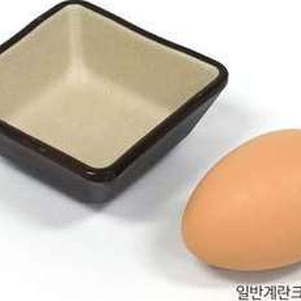 브라운베이지멜라민식기간장종지 심플플레이팅테이블웨어초장접시 투톤멜라민업소용소스접시 1구종지 - 상세 이미지 3