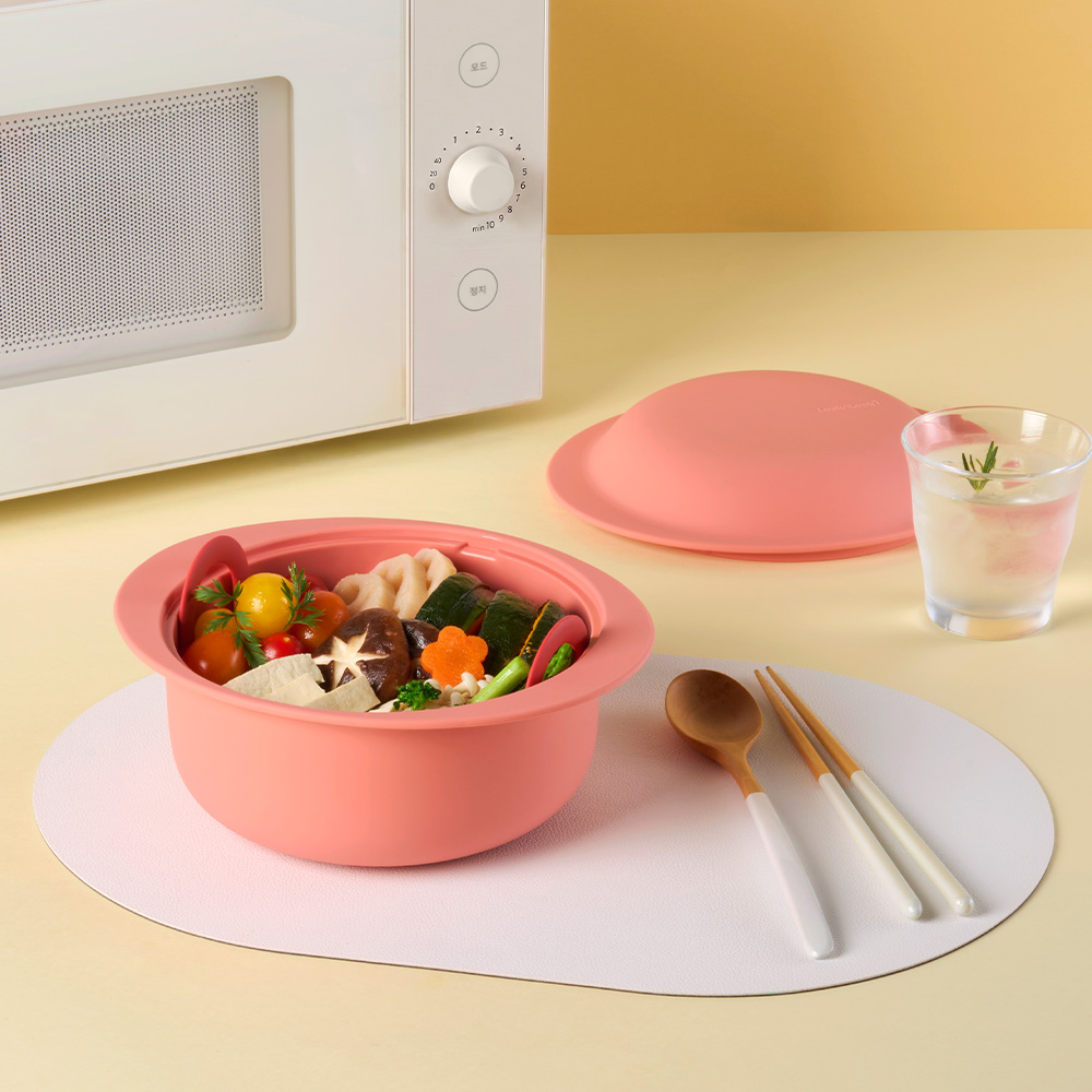 락앤락 바로한끼 실리콘 전자레인지 찜기 1.6L - 상품 이미지