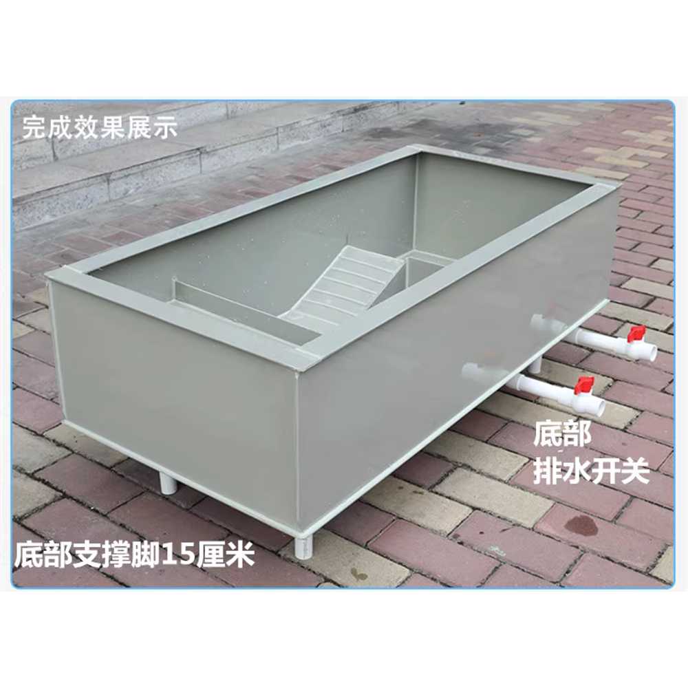 거북이 사육장 서식지 산란통 집 케이지 도마뱀 곤충 85x45x30 그레이 이미지 6