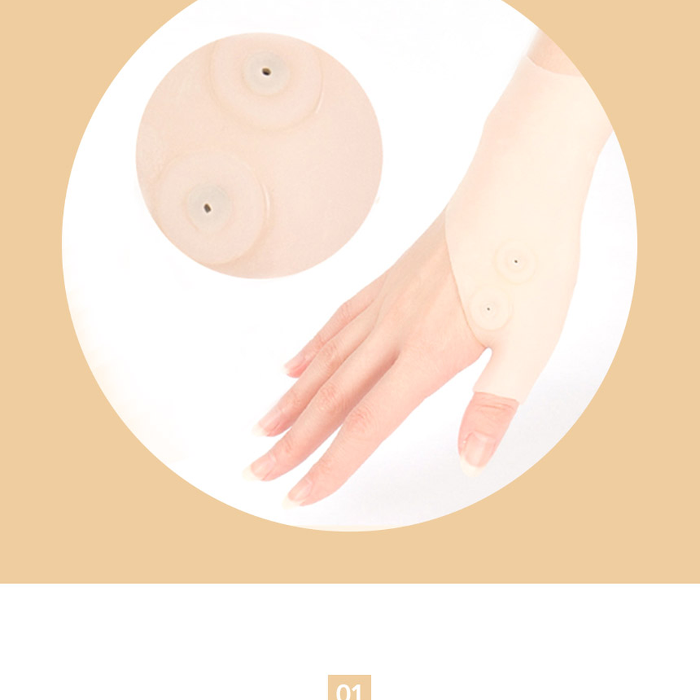 살구색손목보호대 마그네틱컴퓨터사용손목아대 실리콘스마트폰사용 - 상세 이미지 4