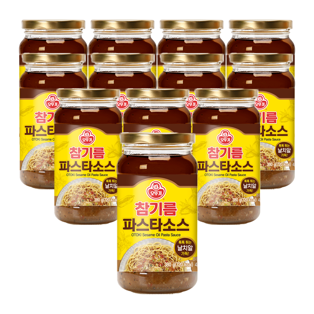 오뚜기 참기름 파스타소스 380g, 12개 - 상품 이미지