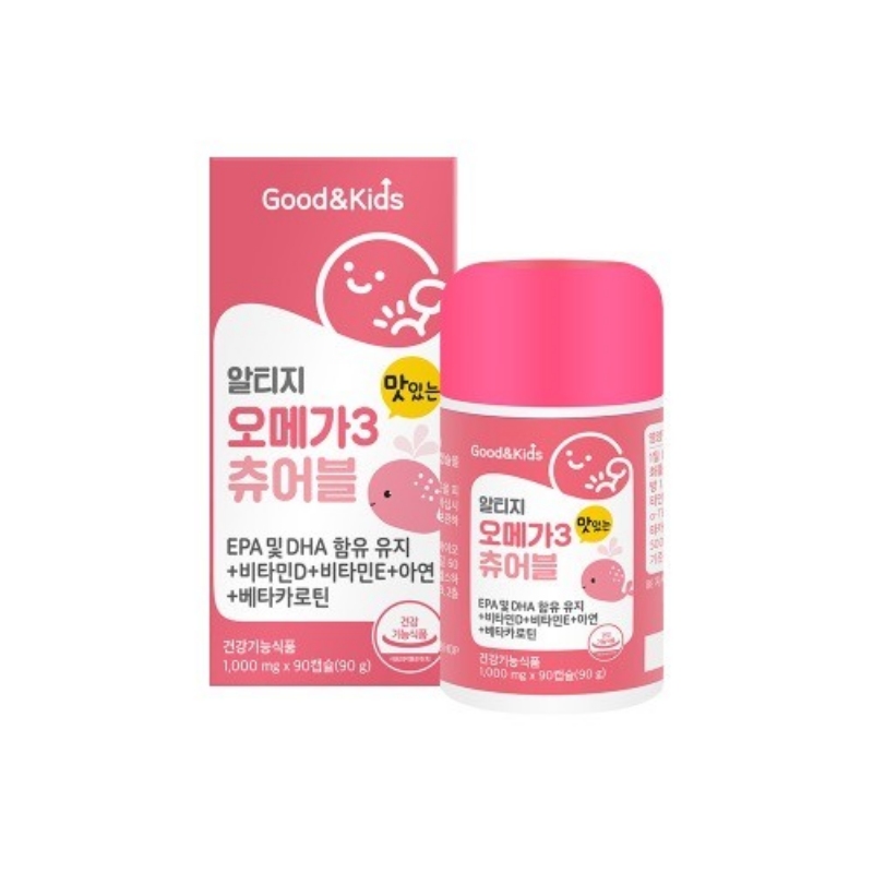 초등 온가족 오메가3 츄어블 고함량 젤리 키즈 유아 청소년 베타카로틴 - 상세 이미지 2